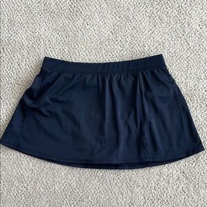 Black Mini Swim Skirt Athletic